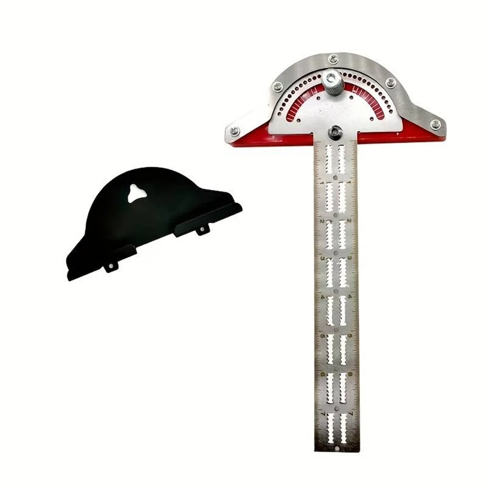 1PCS Woodworking Edge Ruler Protractor Angle Detector Vernier Caliper Measuring Tool Woodworking Tools 10inch/15inch/20inch (image for) 1PCS Woodworking Edge Ruler Protractor Angle Detector Vernier Caliper Measuring Tool Woodworking Tools 10inch/15inch/20inch